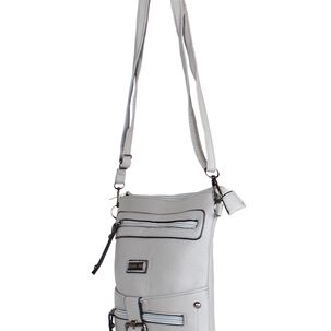 Cartera Bandolera Pola Gris Anabella Sachi