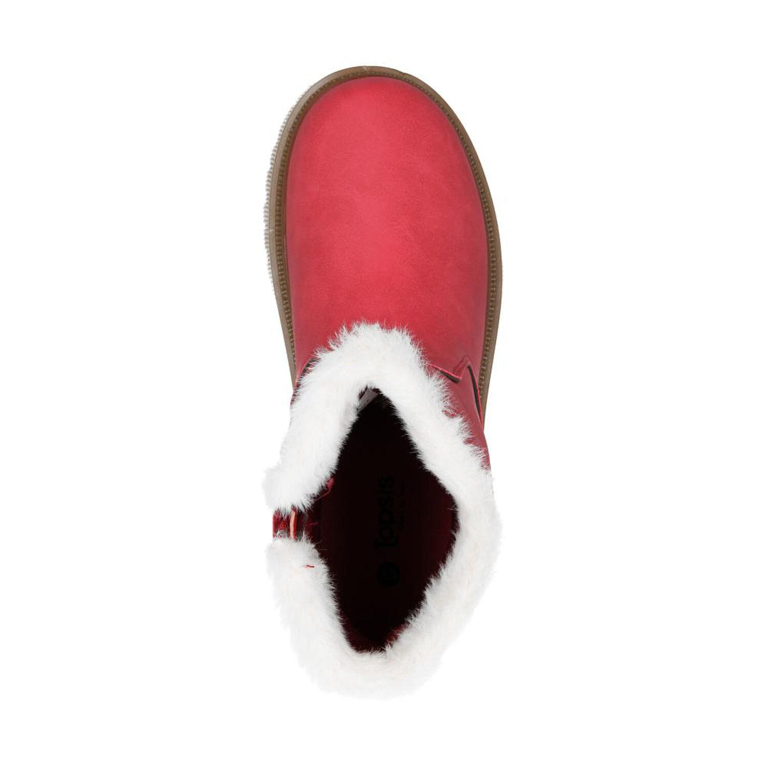 Bota Infantil Topsis Burgundy image number 4.0