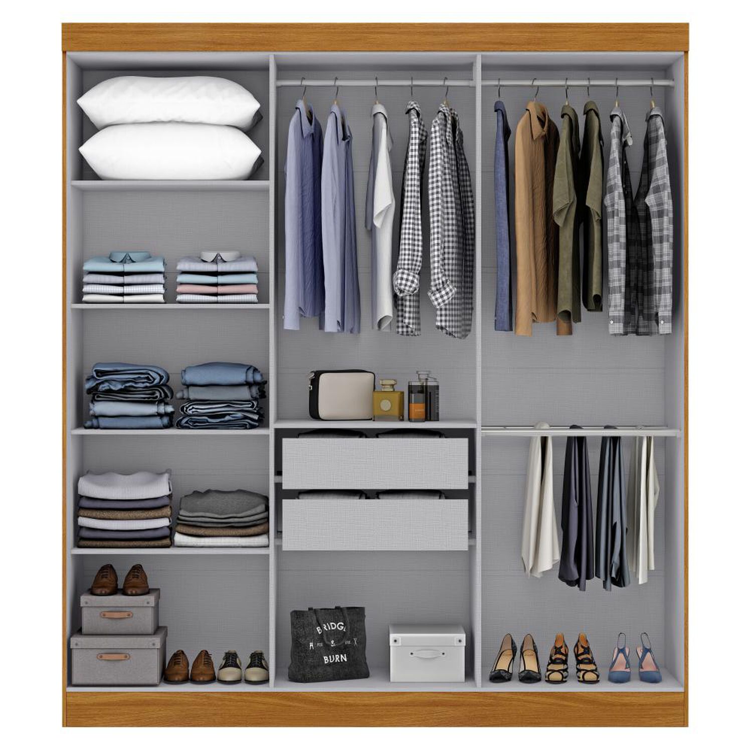Cl&oacute;set Di Poretti Design Closet Paris / 6 Puertas / 2 Cajones image number 1.0