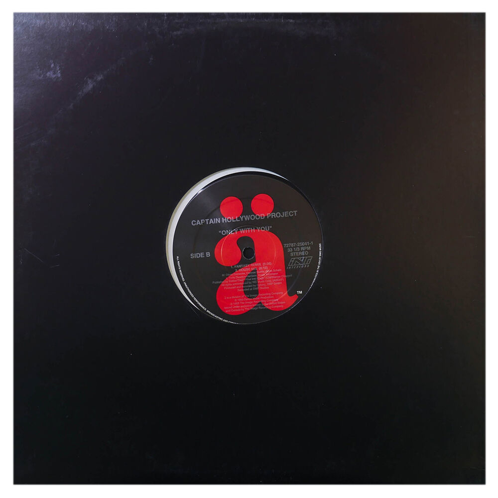 Captain Hollywood Project - Only With You | 12" Maxi Single Usado image number 1.0