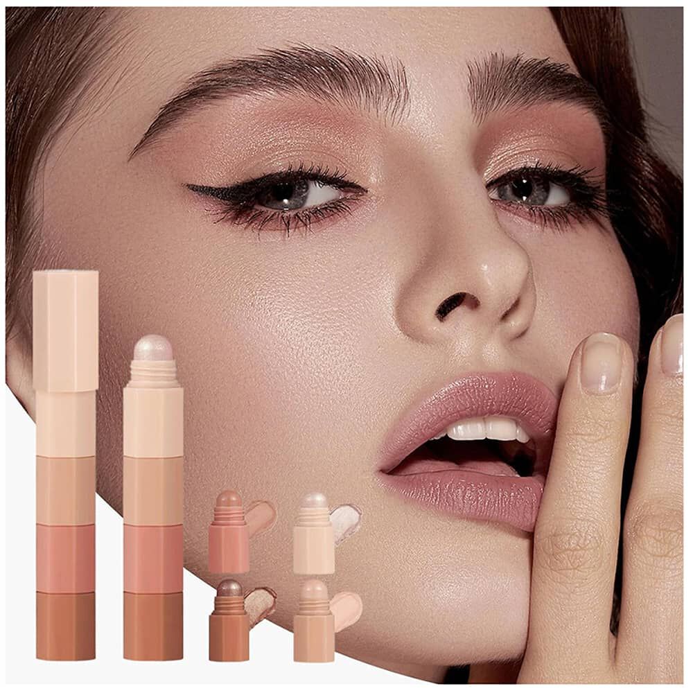 Sombra De Ojos Lapiz Perlado Cremoso Maquillaje 4 Tonos image number 1.0