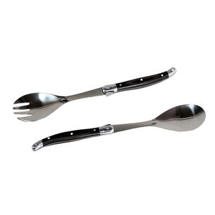 Set 2 Cucharas Para Ensaladas Wayu Mango Madera Cocina Bbq