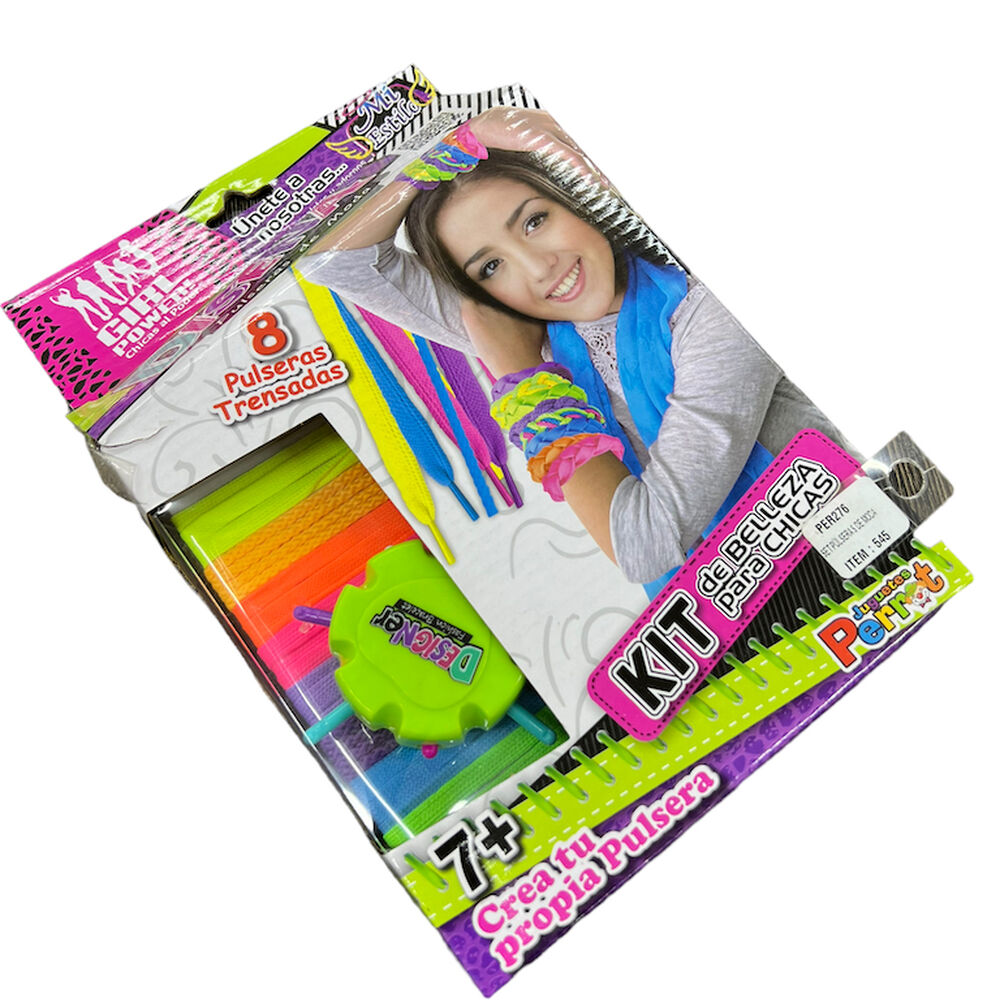 Set De Creación De Pulseras De Niña Para Armar image number 1.0