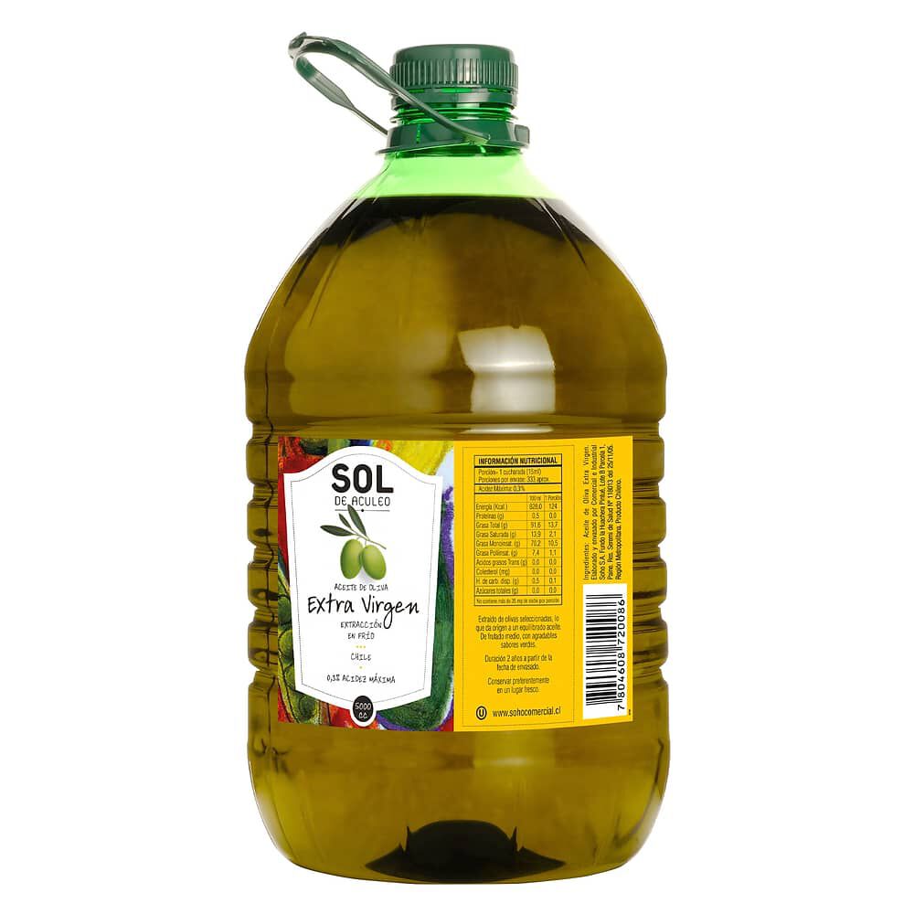 Aceite De Oliva Extra Virgen Sol De Aculeo Blend 2 X 5000 Ml image number 1.0
