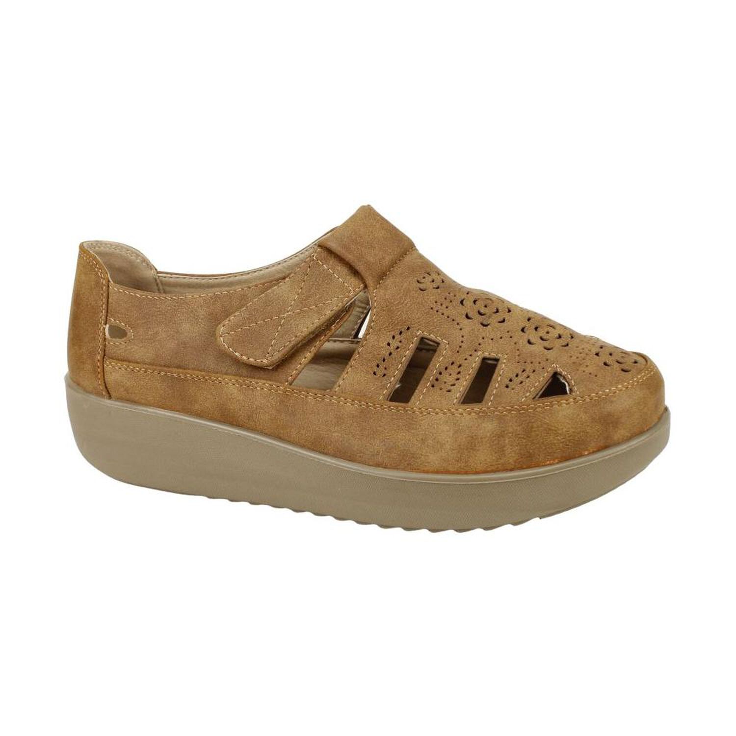 Sandalia Mujer New Walk Sandalia Camel image number 1.0