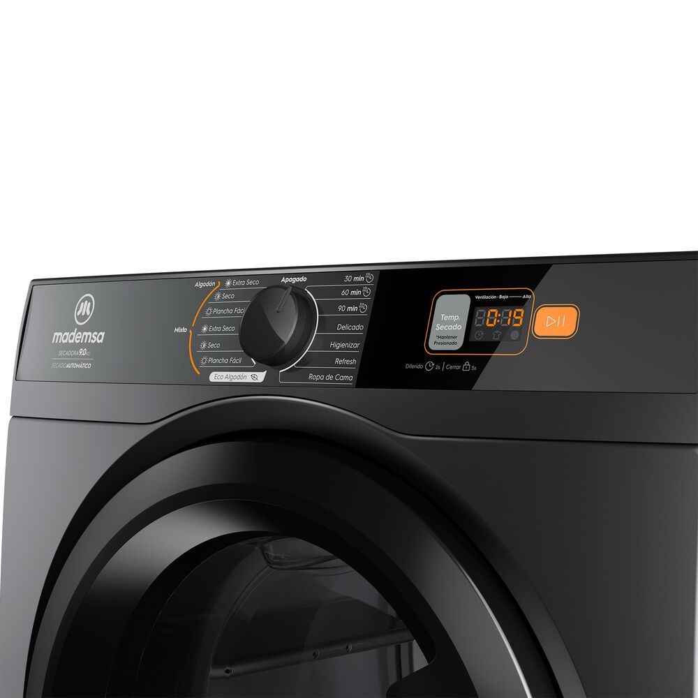 Secadora De Ropa 9kg Carga Frontal Secado Autom&aacute;tico 9d Szg image number 5.0