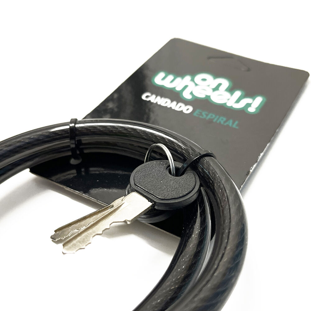 Cadena Espiral Onwheels Con Llave 10x650mm Verde image number 3.0