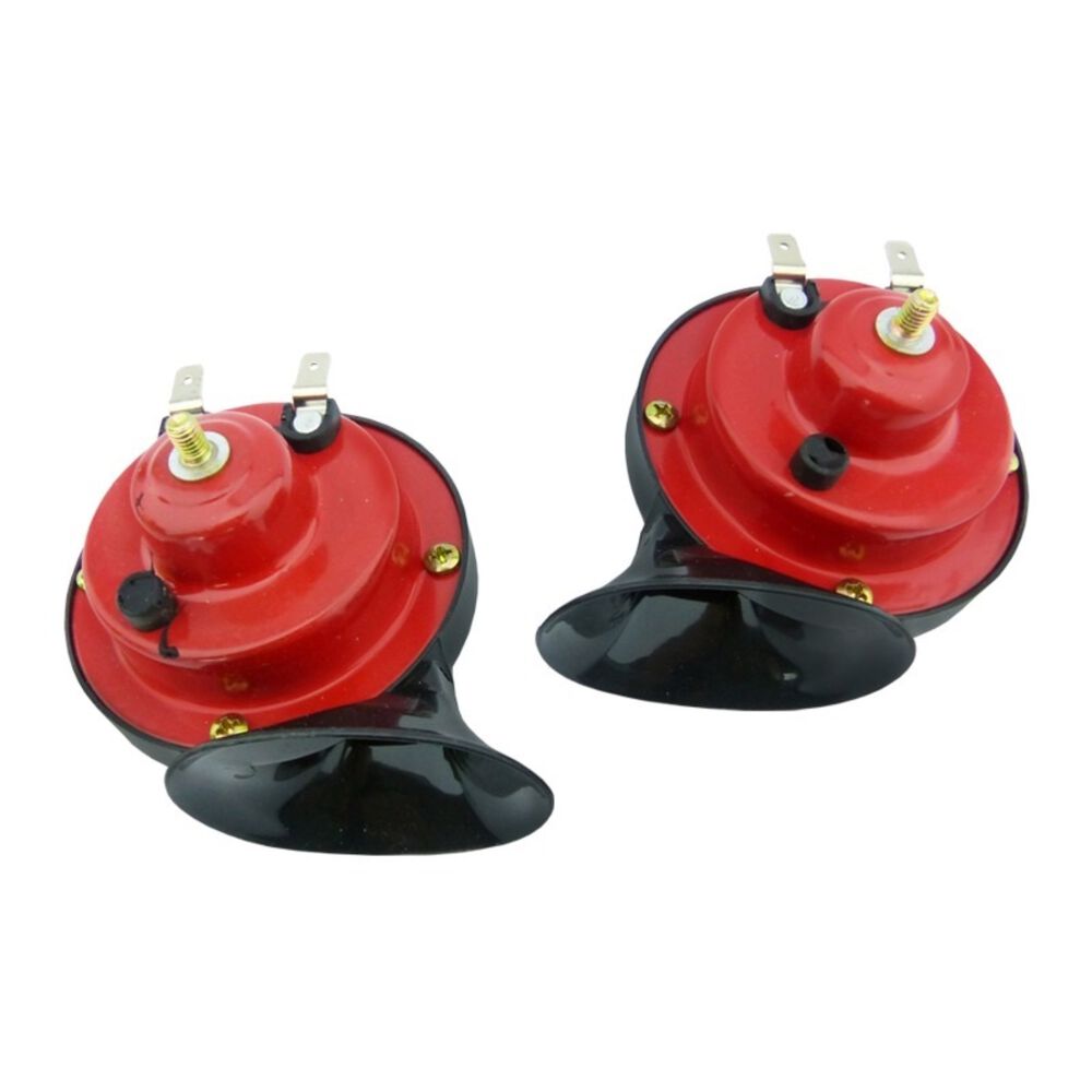 Bocina Para Auto Roja Caracol Gmp Sin Relay El Par En Caja image number 3.0