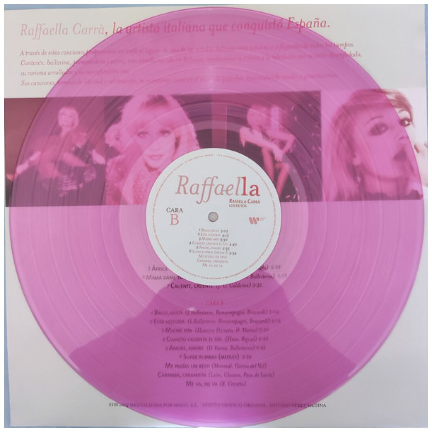 Raffaella Carra - Los Exitos (vinilo Rosa) | Vinilo image number 3.0