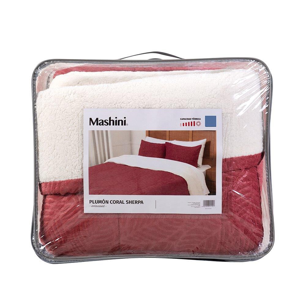 Plumon Coral Emboss 2 Plazas Cereza image number 4.0