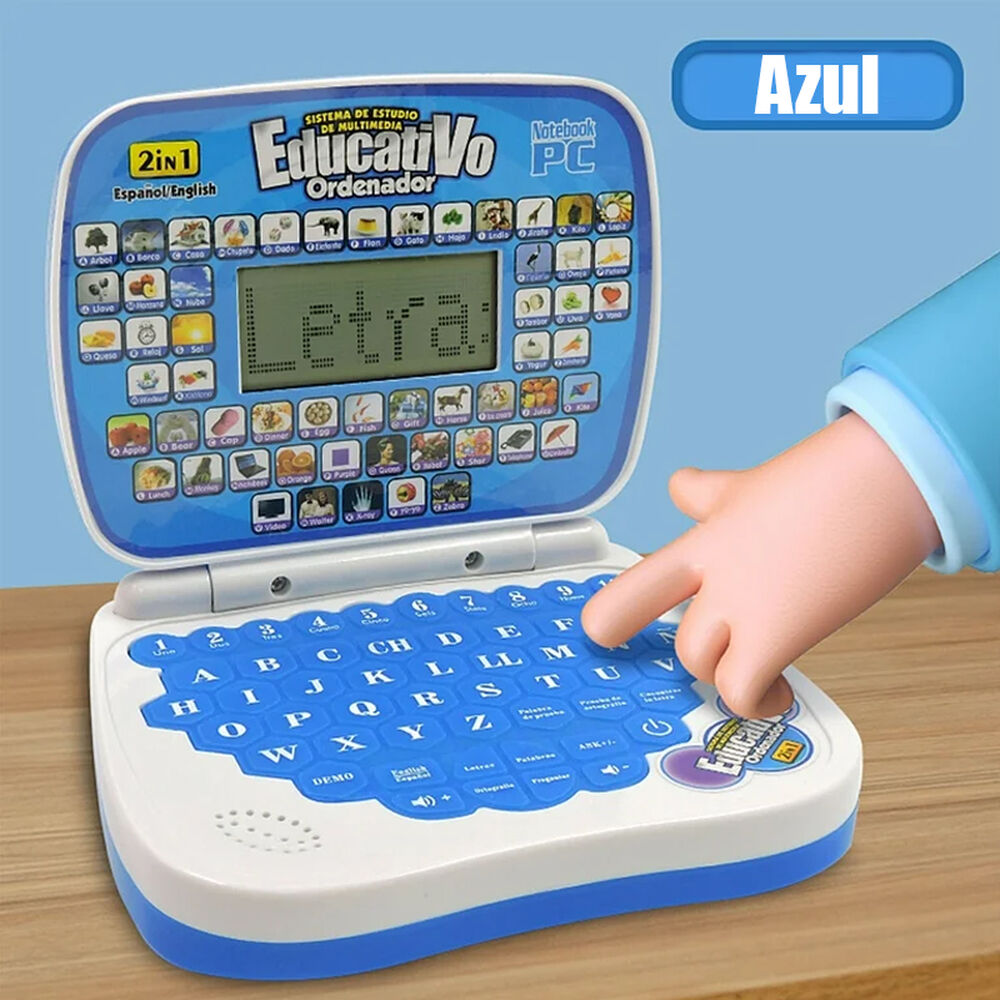 Mini Ordenador Didactico Educativo Juguete Notebook Infantil image number 3.0