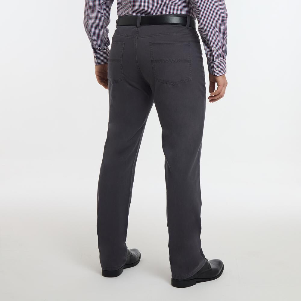 Pantalón Liso Tiro Medio Regular Hombre Herald image number 3.0