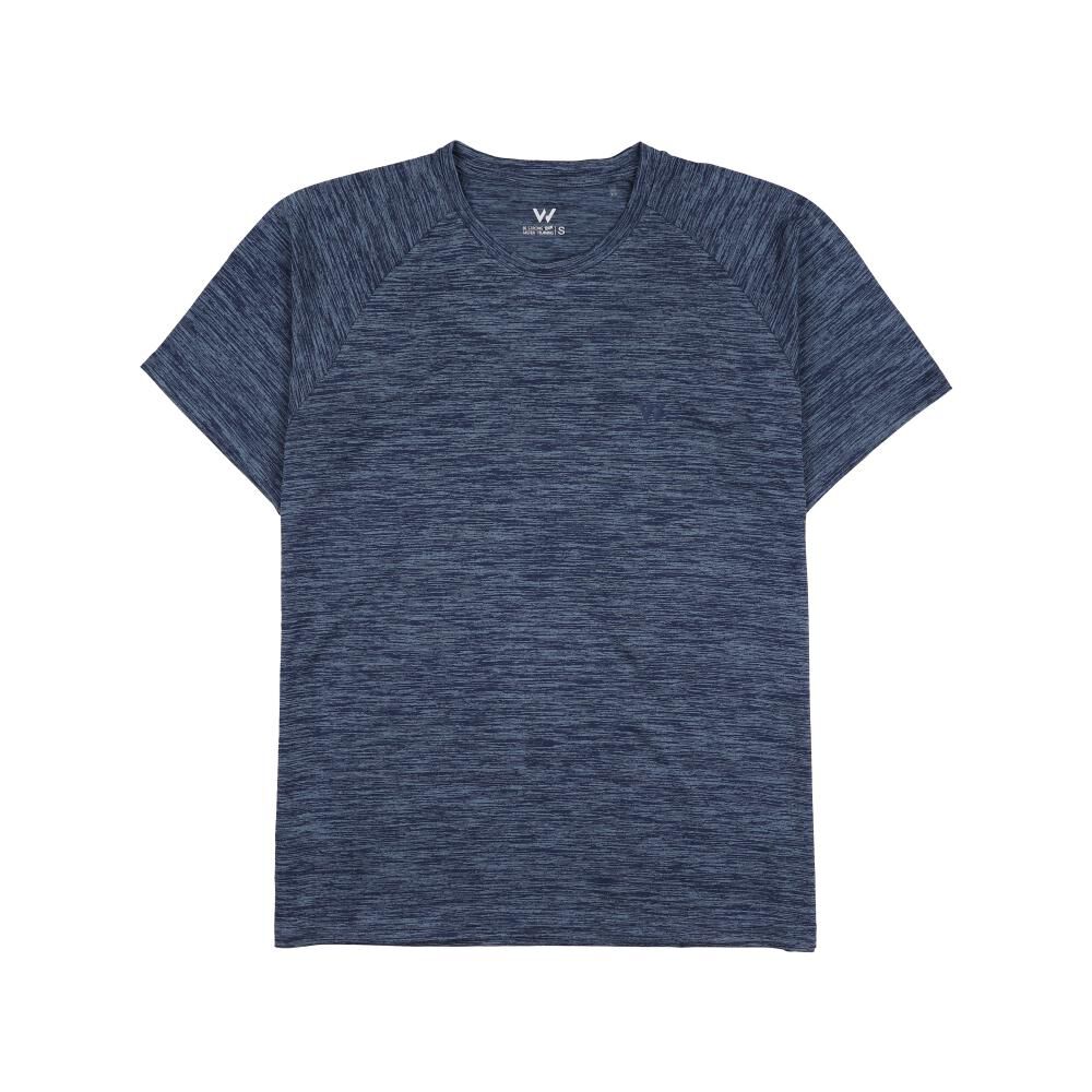 Polera Deportiva Lisa Slim Manga Corta Cuello Redondo Hombre Wetland image number 0.0