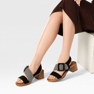 Sandalia Fiesta Tacon Vintage Mujer Weide Jn705 Sandalia Fiesta Tacon Vintage Mujer Weide Jn705