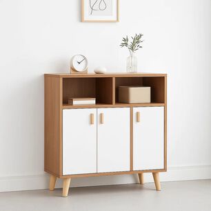 C&oacute;moda Zapatero Blanca Madera Mdf