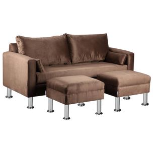 Sof&aacute; Bodevir Sky / 3 Cuerpos + 2 Pouf