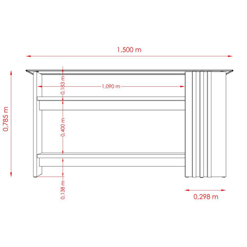 Mesa De Arrimo Altavision Frizz Nat image number 3.0