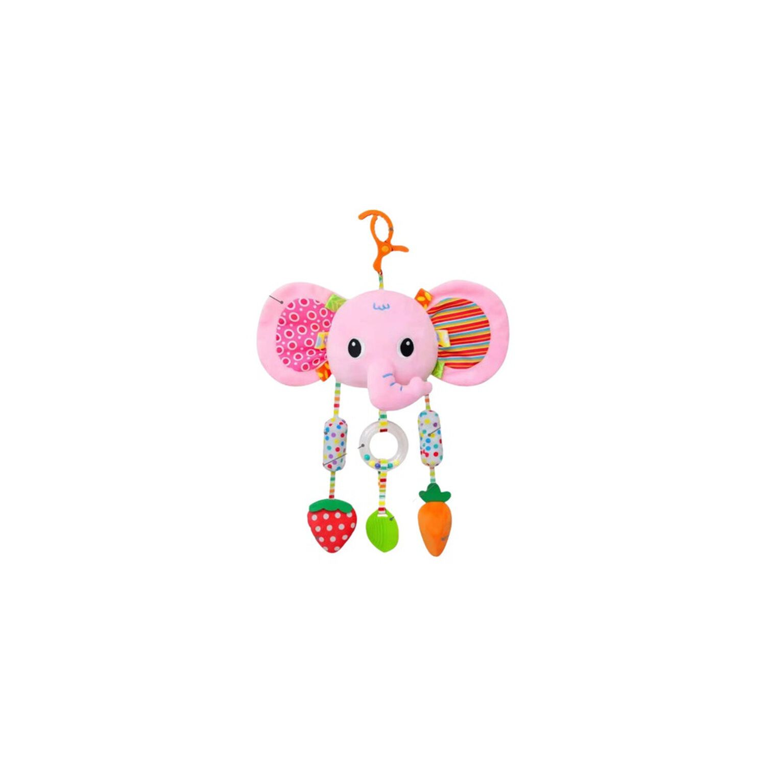 Juguete Sonajero Bebe Asiento Coche Y Cuna Elefante Bebe image number 0.0