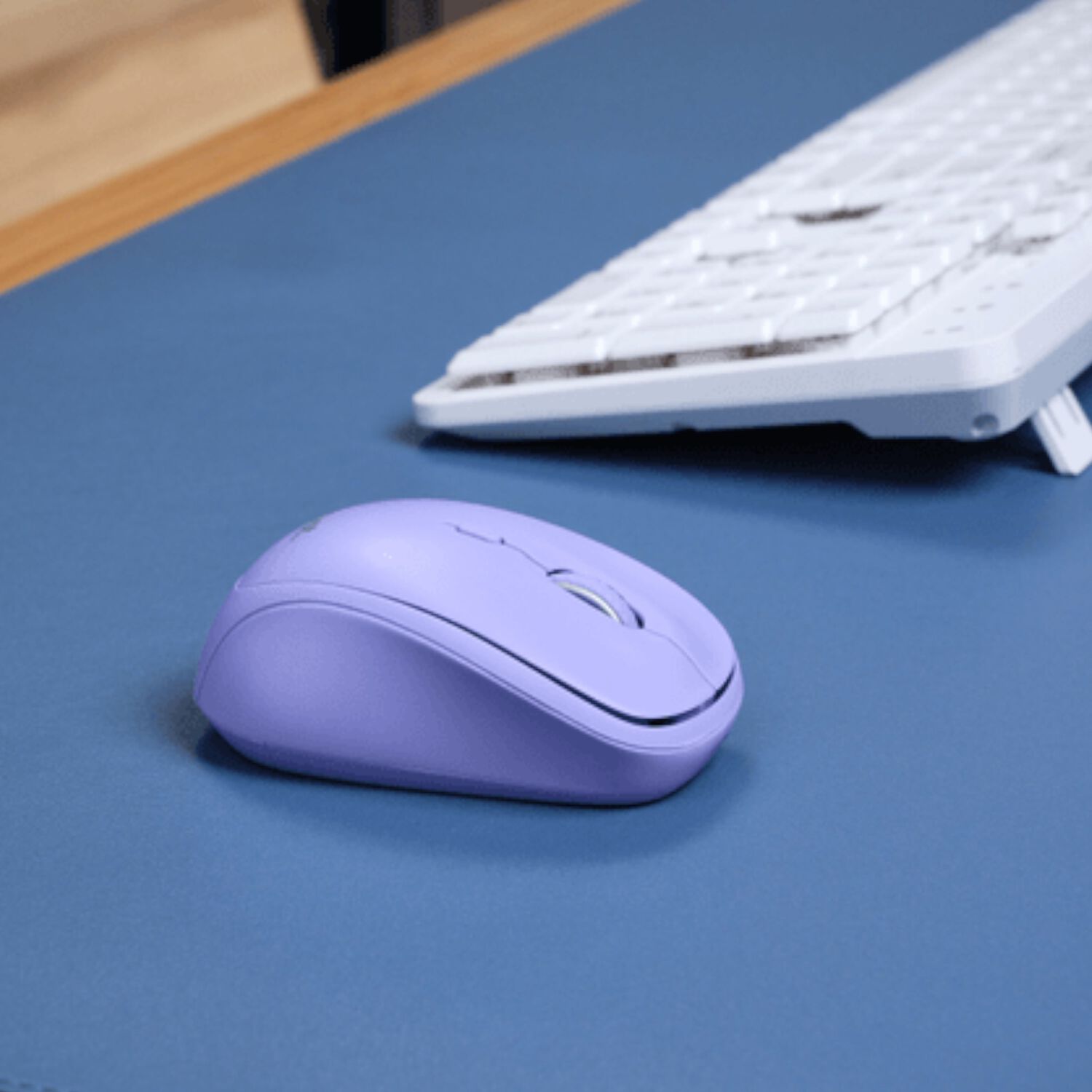 Mouse Inal&aacute;mbrico Trust Yvi+ Purpura Multi-dispositivos image number 6.0