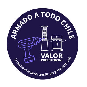 Estufa A Gas Exterior Terraza Cildro Lw Negro 1,35 Metros