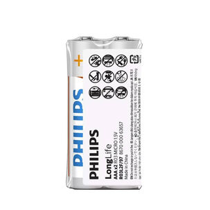 Philips Pila Cloruro Zinc Aaa Termosellado 2pcs