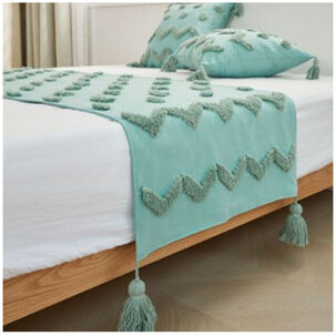 Set Piecera Boho 60 X 200 + 2 Fundas De Cojin B03