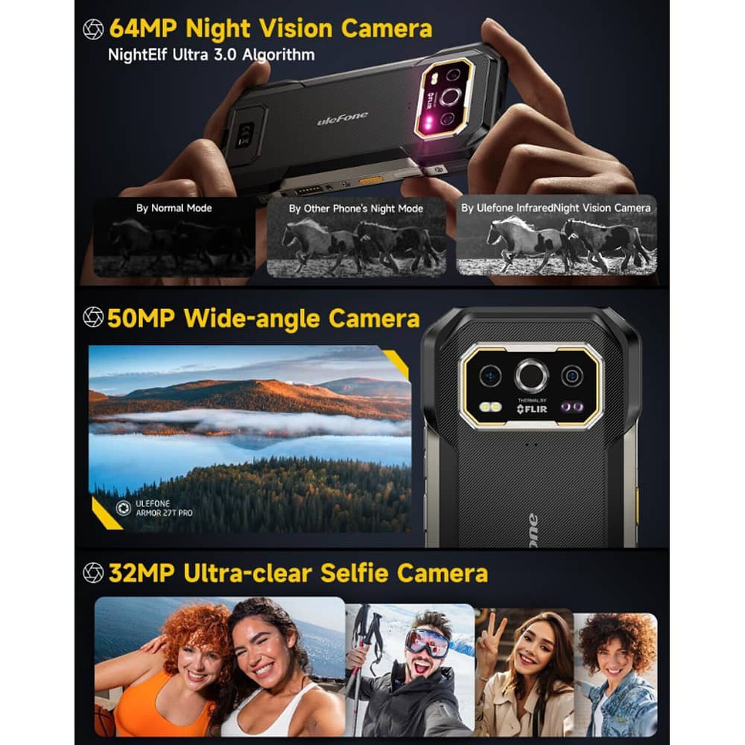 Ulefone Armor 27t Pro - Resistente Ip68, C&aacute;mara Termogr&aacute;fica Y Visi&oacute;n Nocturna image number 9.0