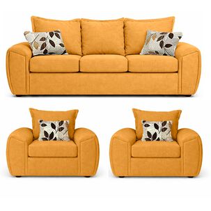 Juego De Living Elegant Detail Houston / 5 Cuerpos