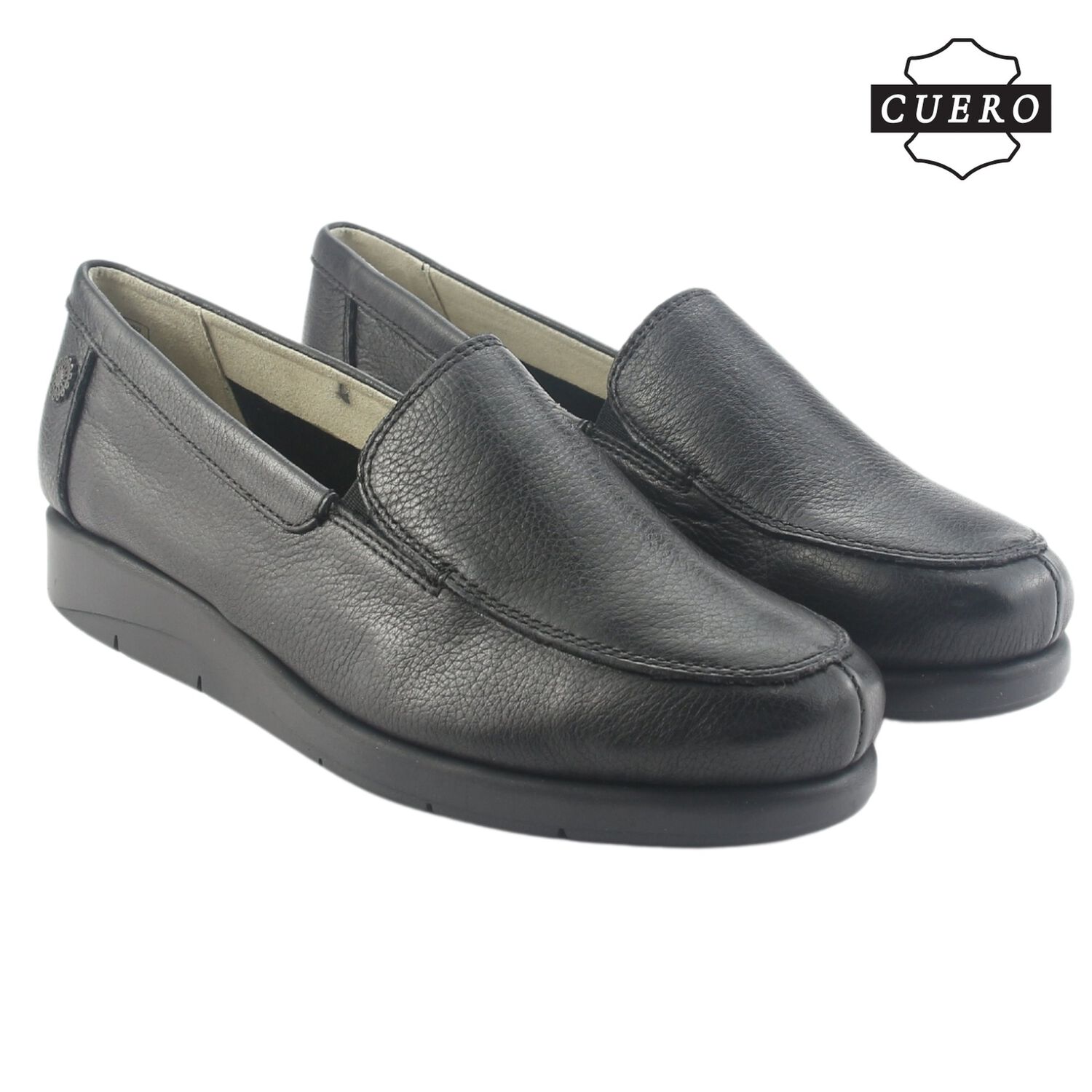 Mocasin De Cuero Chalada Mujer Cira-1 Negro Casual image number 5.0