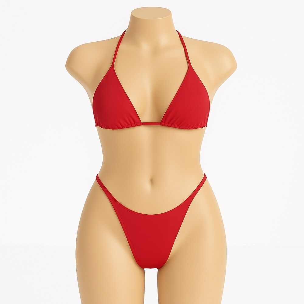 Traje De Baño Mujer Con Realce Minibikini Brasileño 2022 image number 9.0