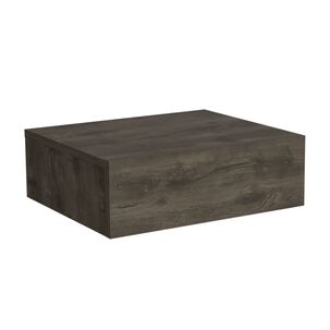 Velador Flotante 1 Cajon Fm-013o Café Oscuro