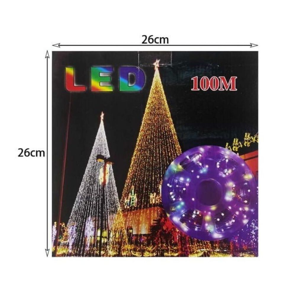 Carrete De Luces Navideñas Led 100m Cálida image number 1.0