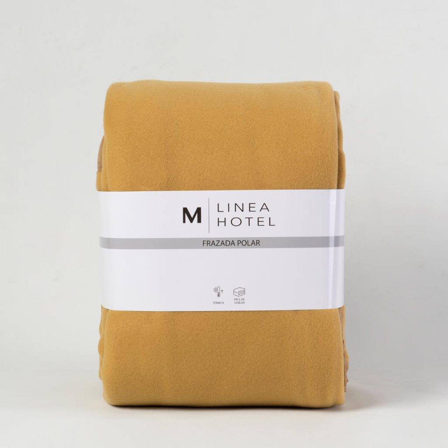 Frazada Polar Borde Satin Linea Hotel 2 Plazas Beige image number 2.0