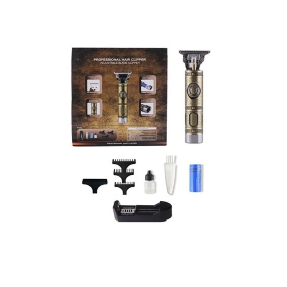 Maquina Cortadora Pelo Met&aacute;lica Recargable Usb Profesional image number 1.0