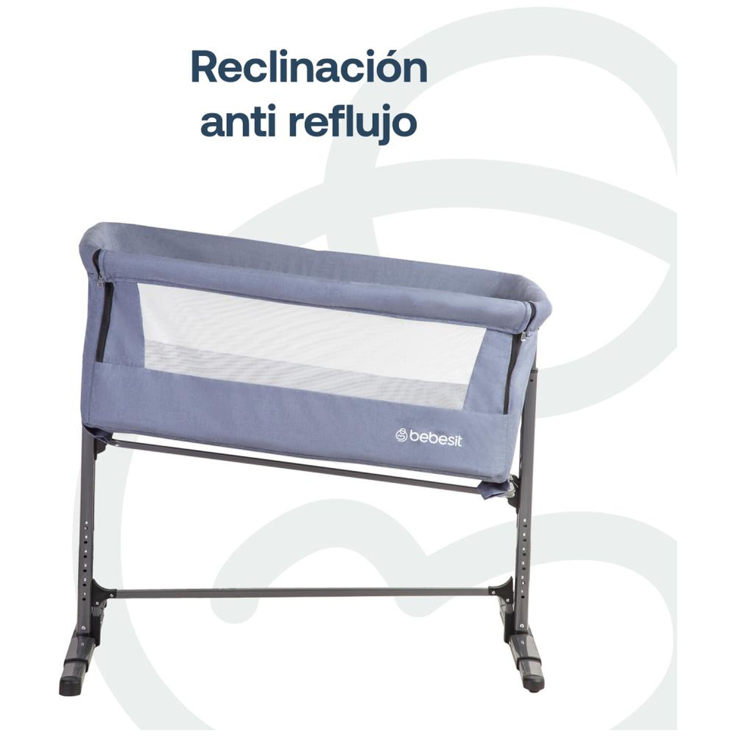 Cuna Colecho Bebesit Con Mosquitero Myside Lx Azul image number 4.0