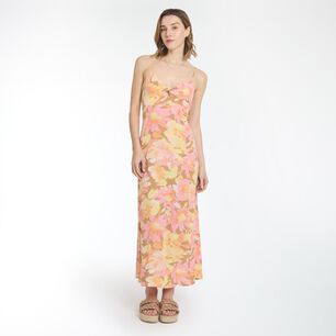 Vestido Largo Sin Mangas Cuello V Mujer Ocean Pacific
