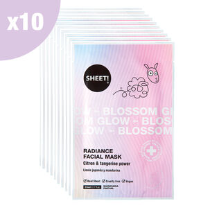 Pack X10 Mascarillas Faciales Radiance