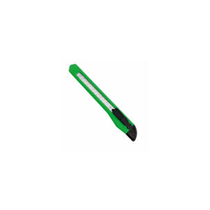 Cuchillo Cartonero De 13cms Con Hoja De 9mm Color Verde - Ps
