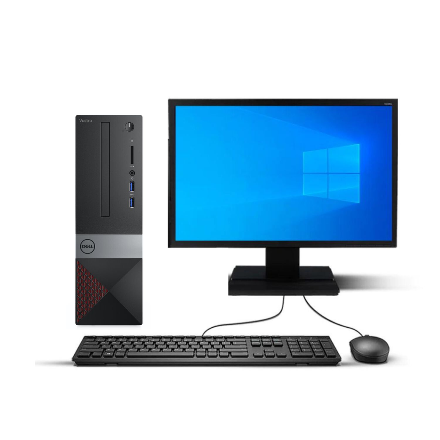 Kit Monitor + Pc Dell Vostro 3471 Sff | Intel Core I5 9 Gen | 8gb Ram | 256gb Ssd | W11 | Reacondicionado Grado A image number 0.0