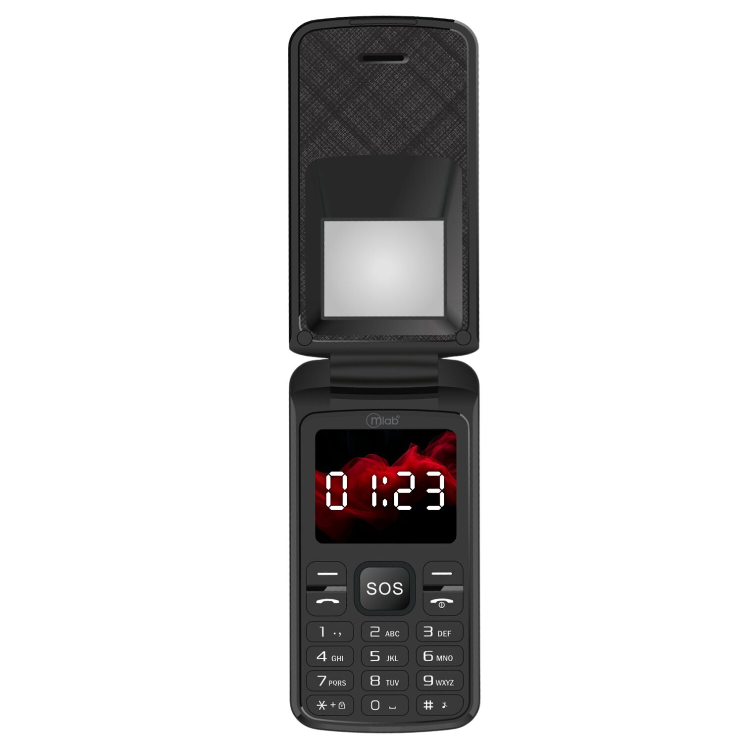 Tel&eacute;fono Senior 4g De Adulto Mayor Con Boton S. O. S Mlab-bk image number 0.0