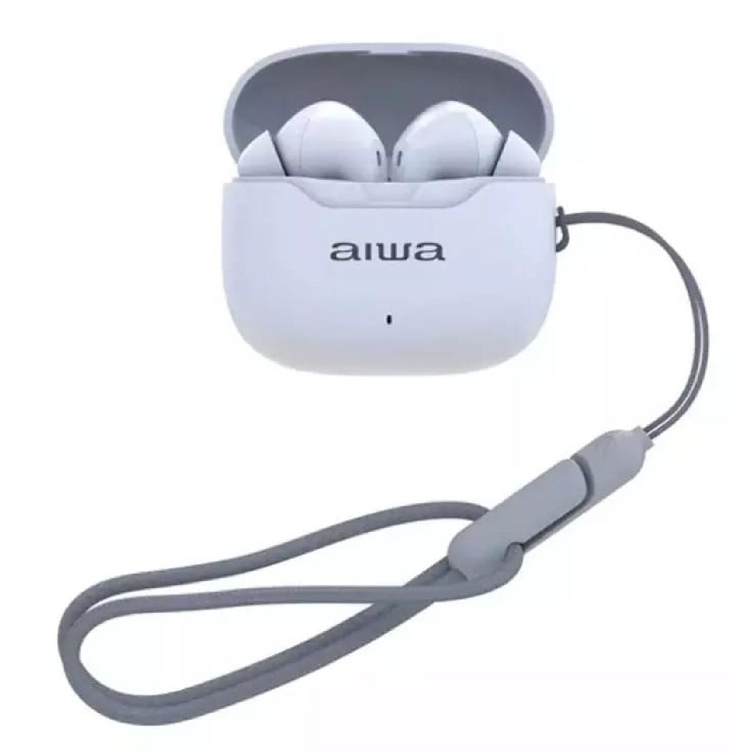 Aud&iacute;fonos Bluetooth Aiwa In-ear Inal&aacute;mbricos Blanco Con Estuche . image number 1.0
