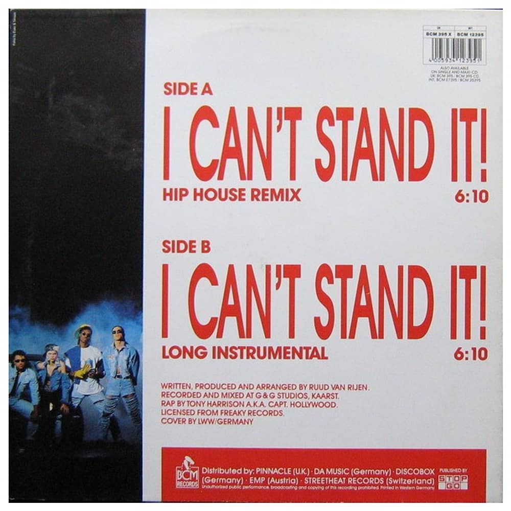 Twenty 4 Seven - I Can't Stand It(hip House Remix) | 12" Maxi Single Usado image number 1.0