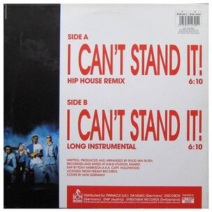 Twenty 4 Seven - I Can't Stand It(hip House Remix) | 12" Maxi Single Usado