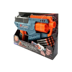 Lanzador Blaster Attacker Turbo x 12 Hitoys Bt319