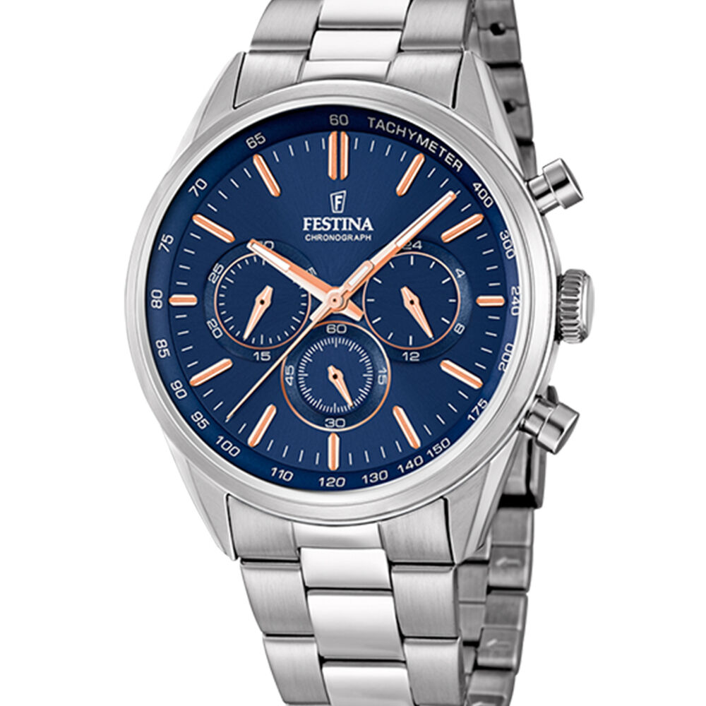 Reloj F16820/a Festina Plateado Hombre Timeless Chronograph image number 0.0