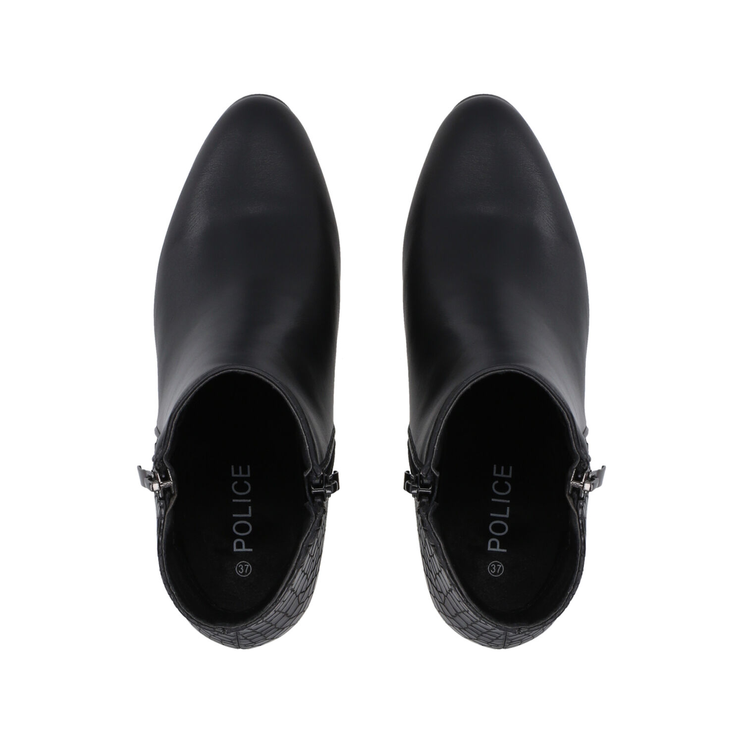 Botin Mujer Negro Taco Alto Lux 39 Police image number 1.0