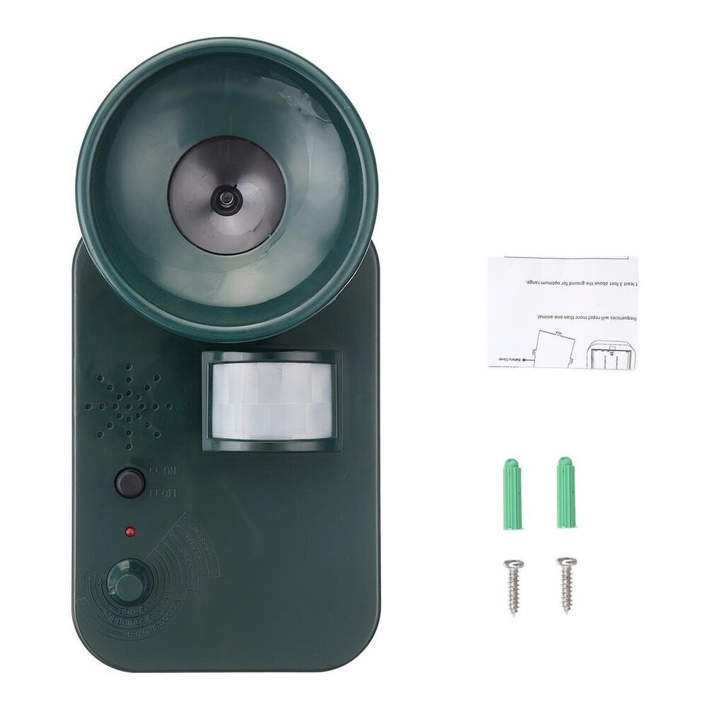 Repelente Ultrasonico Movimiento 8 Metros Control Animales image number 5.0