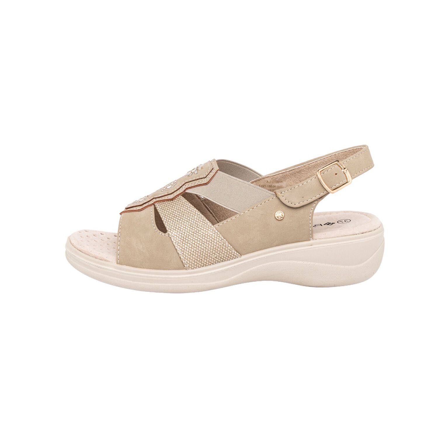 Sandalia Emer Beige Passer image number 1.0