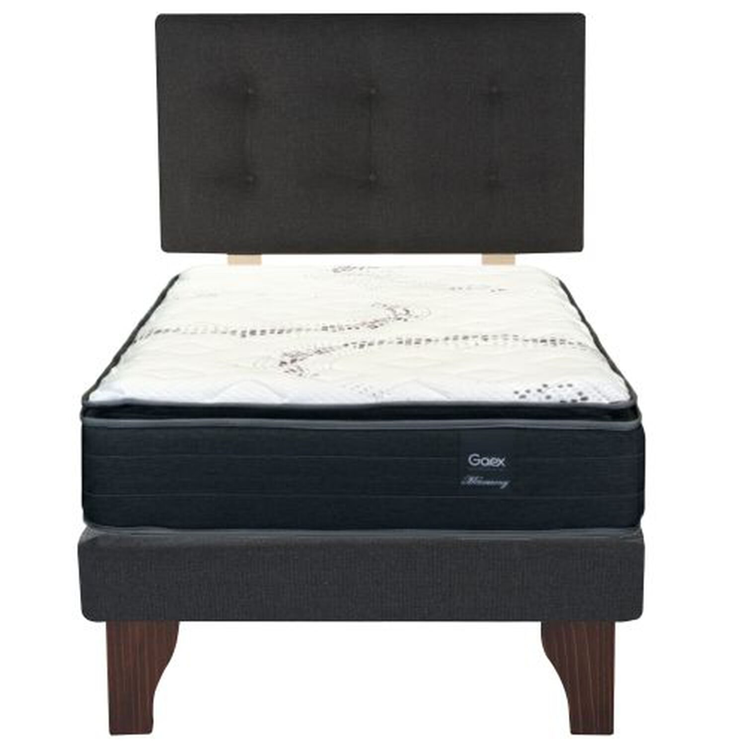 Cama Europea 1.5 Plaza 200 Plus Respaldo Berna image number 1.0
