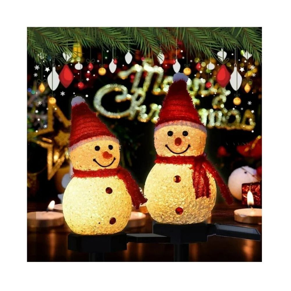 Mu&ntilde;eco Led Solar Para Jardin Exteriores Adorno Navidad image number 1.0